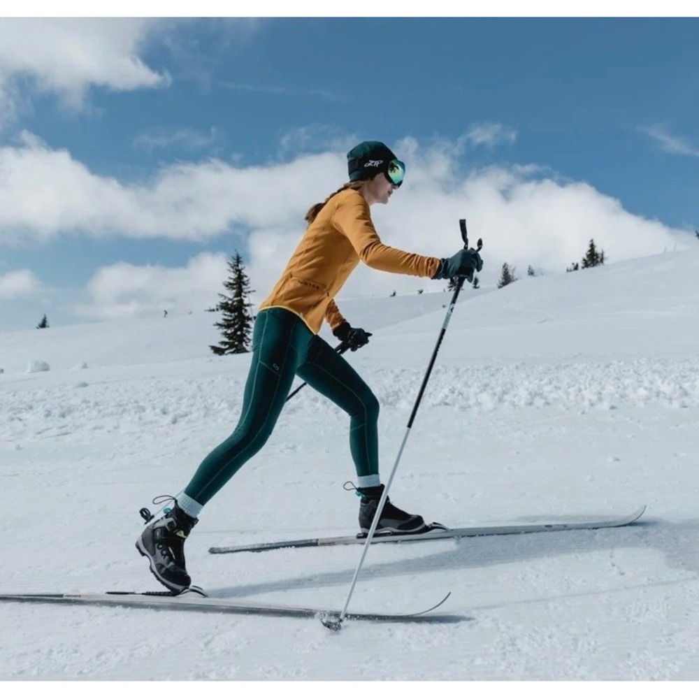 OROS Nova Long Sleeve Technical Base Layer Top Womens M Orange Ski Outdoor - Picture 16 of 16